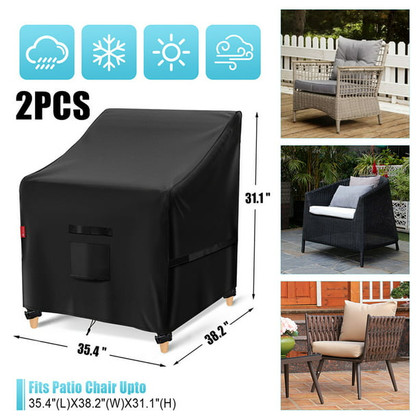 Stacking Chair Cover Quality UV Waterproof Outdoor Garden Patio Furniture Chairs 